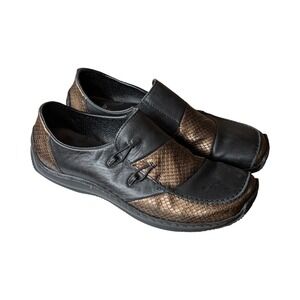 Rieker Women's Anti Stress Casual Shoes Loafer Slip on Size 39 Brown
